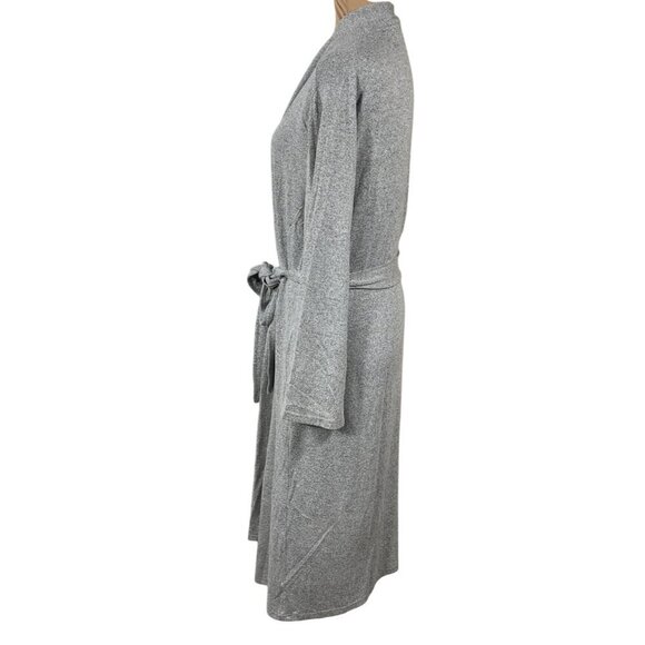 Natori Women's Robe Lounge Cardigan Belted Heather Grey Size S Small - Picture 2 of 8